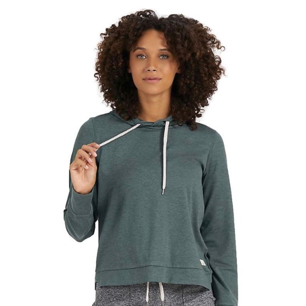Vuori Halo Essential Hoodie Kelp Green M